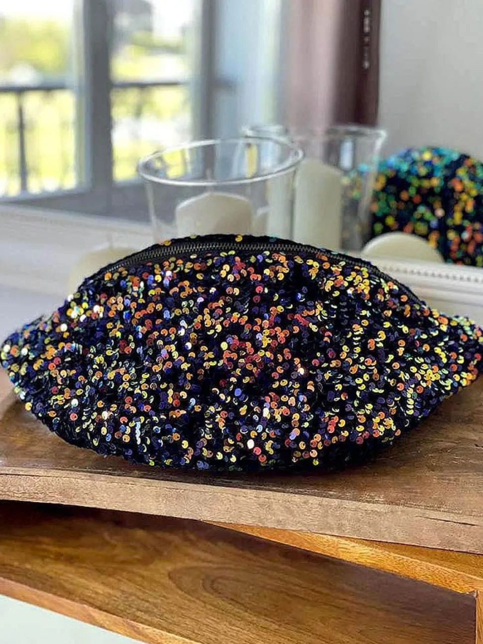 sac_banane_bleu_peche_a_s_5.webp Femmes Saheline Sac Banane Bleu Peche A Sequins Xl Laumy