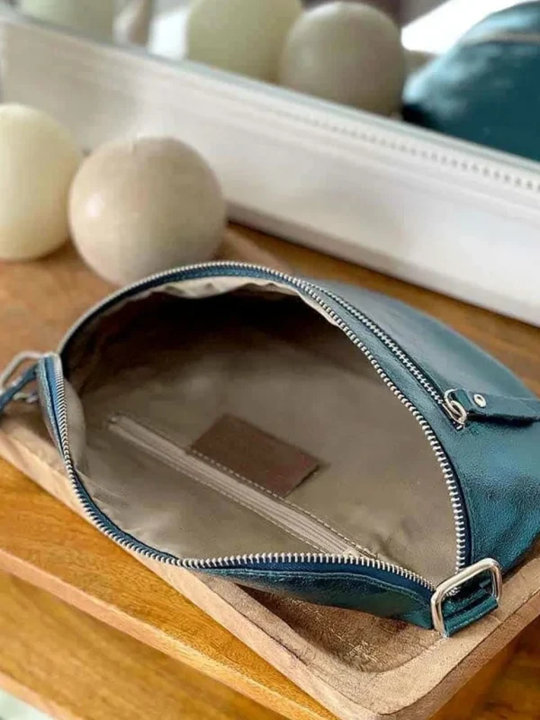 Femmes Saheline Sac Banane Bleu Petrole June