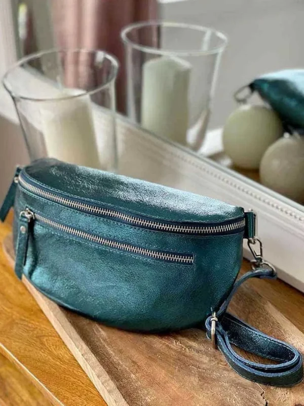 Femmes Saheline Sac Banane Bleu Petrole June