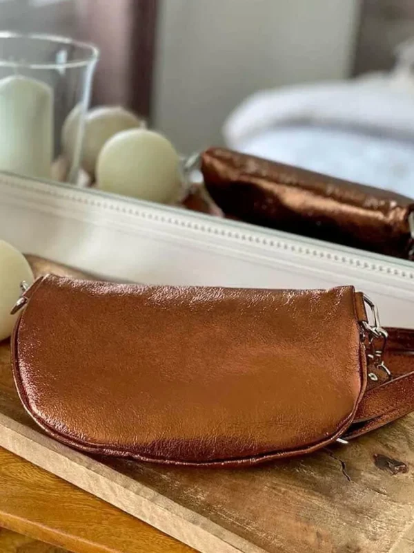 Femmes Saheline Sac Banane Marron Cuivre June