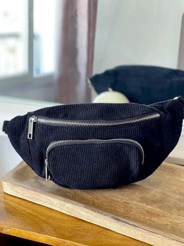 Femmes Saheline Sac Banane Noir Estela