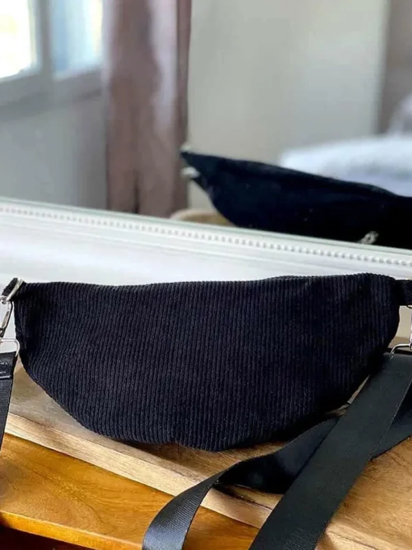 Femmes Saheline Sac Banane Noir Estela