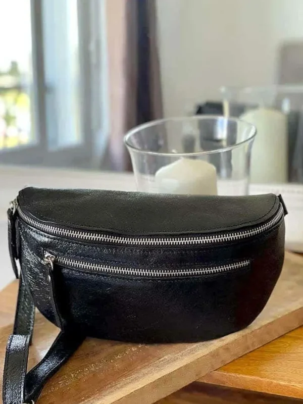 Femmes Saheline Sac Banane Noir June