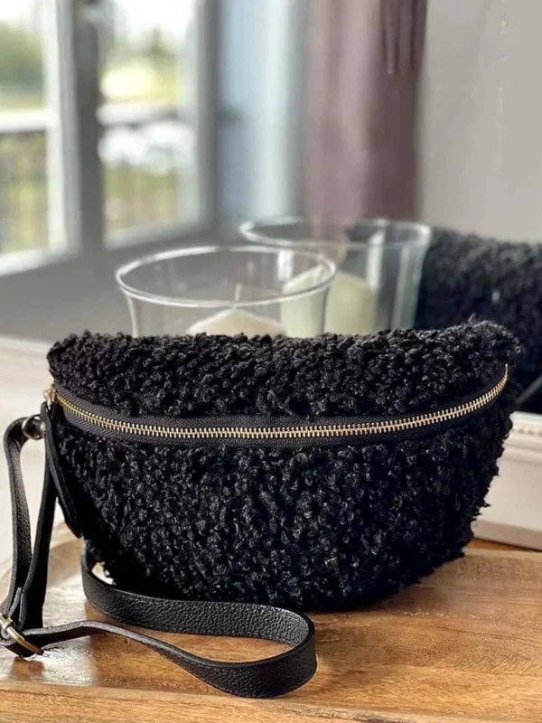 Femmes Saheline Sac Banane Noir Paige