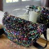 Femmes Saheline Sac Banane Rose Multico A Sequins Laumy