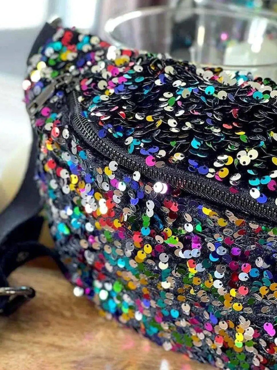 sac_banane_rose_multico_a_5.webp Femmes Saheline Sac Banane Rose Multico A Sequins Laumy