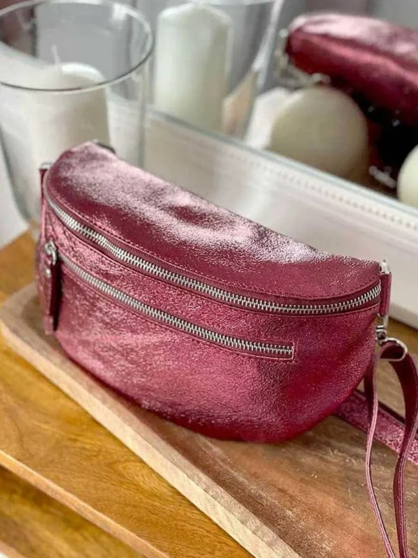 Femmes Saheline Sac Banane Rouge Bordeaux June