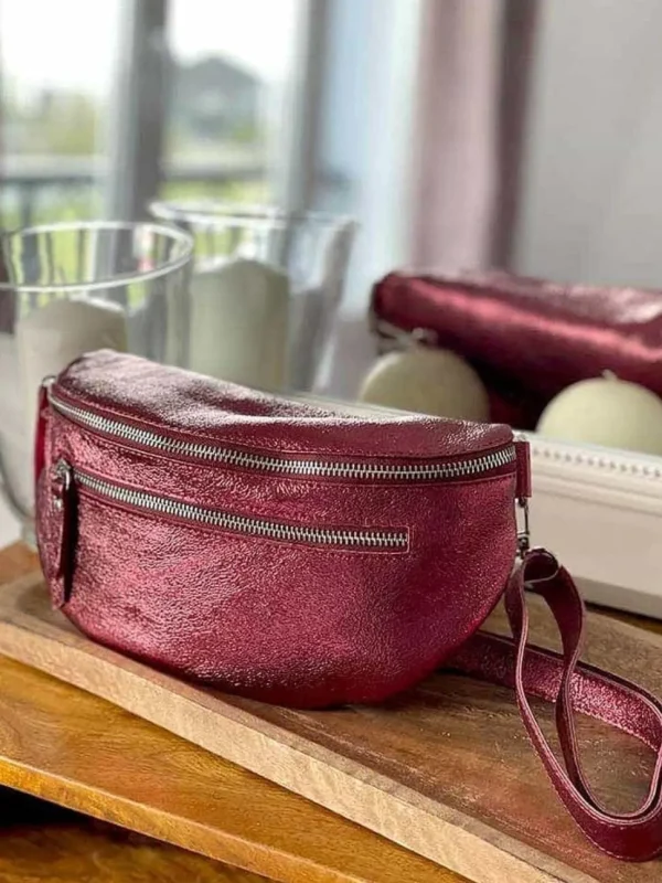 Femmes Saheline Sac Banane Rouge Bordeaux June