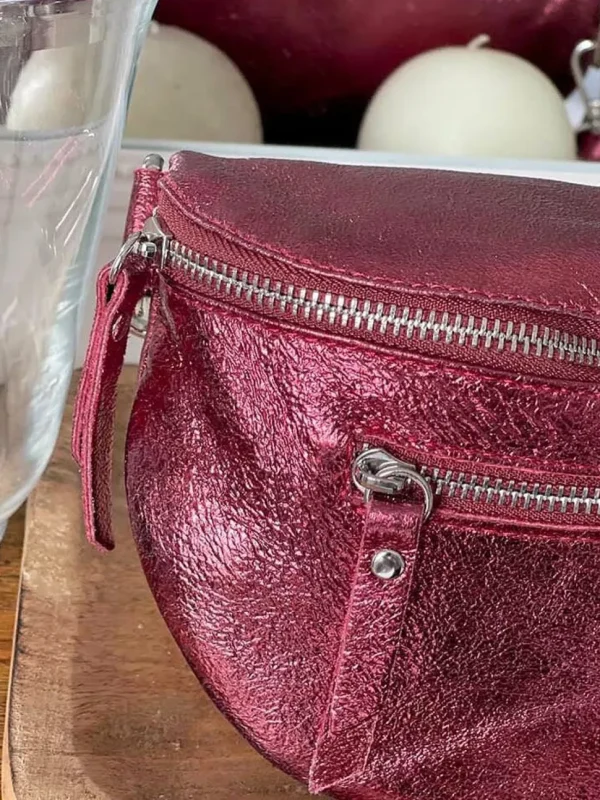 Femmes Saheline Sac Banane Rouge Bordeaux June