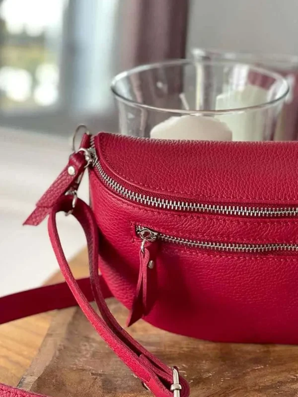Femmes Saheline Sac Banane Rouge Cerise Chelby