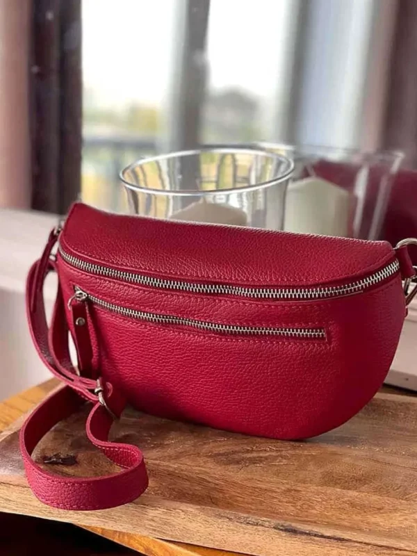 Femmes Saheline Sac Banane Rouge Cerise Chelby