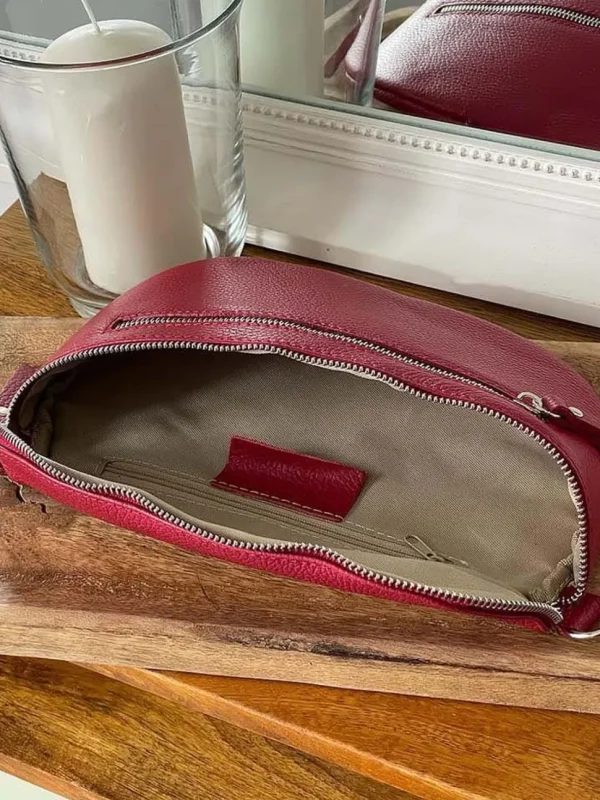Femmes Saheline Sac Banane Rouge Cerise Chelby