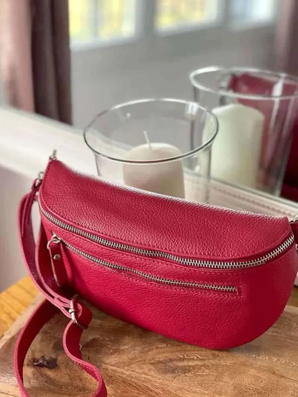 Femmes Saheline Sac Banane Rouge Cerise Chelby