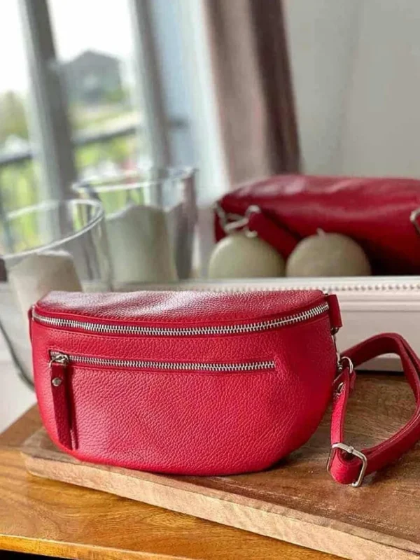Femmes Saheline Sac Banane Rouge Chelby