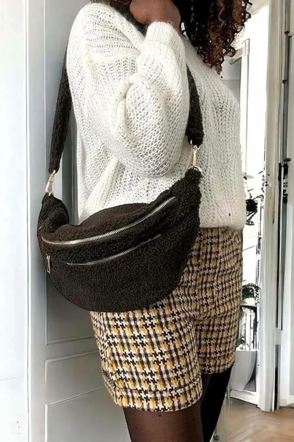 Femmes Saheline Sac Banane Vert Kaki Anjales
