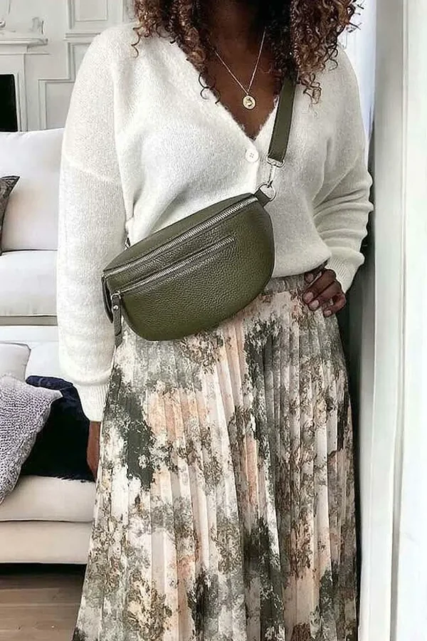 Femmes Saheline Sac Banane Vert Kaki Chelby