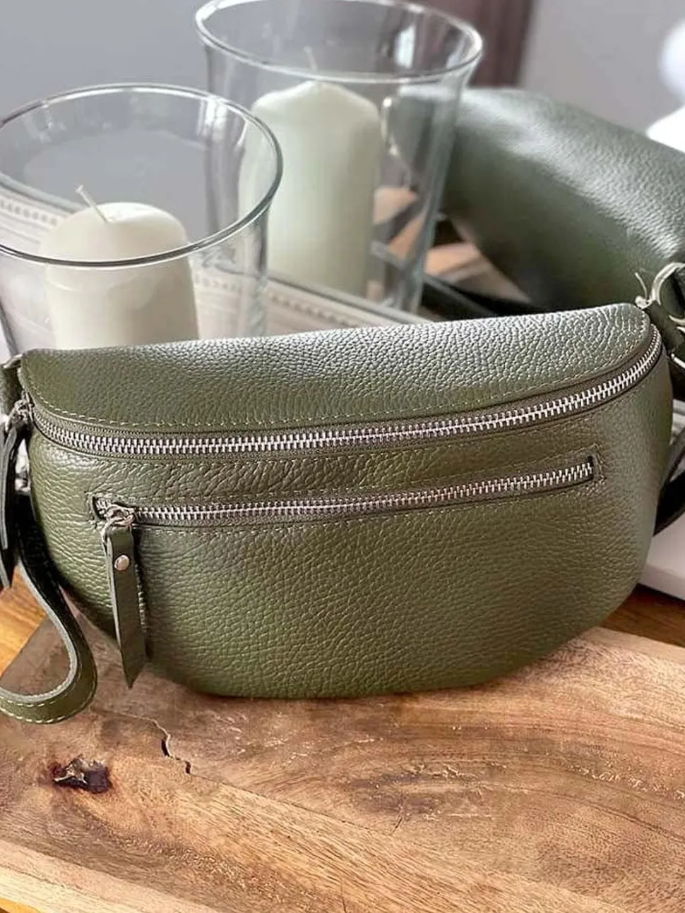 sac_banane_vert_kaki_chel_5.webp Femmes Saheline Sac Banane Vert Kaki Chelby