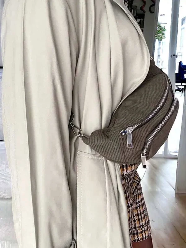 Femmes Saheline Sac Banane Vert Kaki Estela