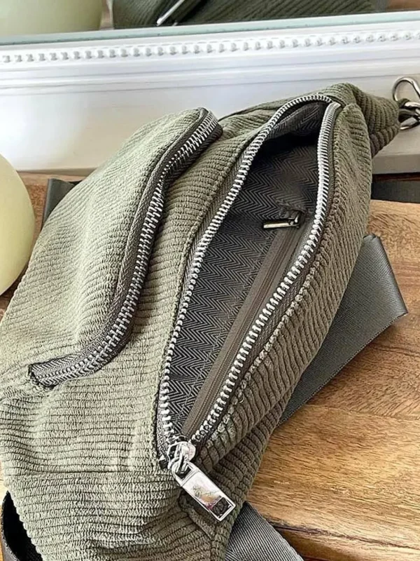 Femmes Saheline Sac Banane Vert Kaki Estela