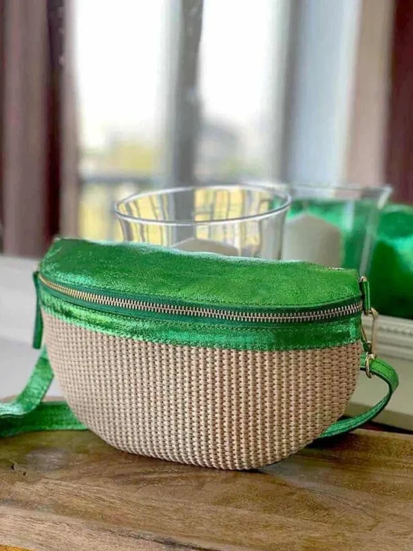 Femmes Saheline Sac Banane Vert Mila