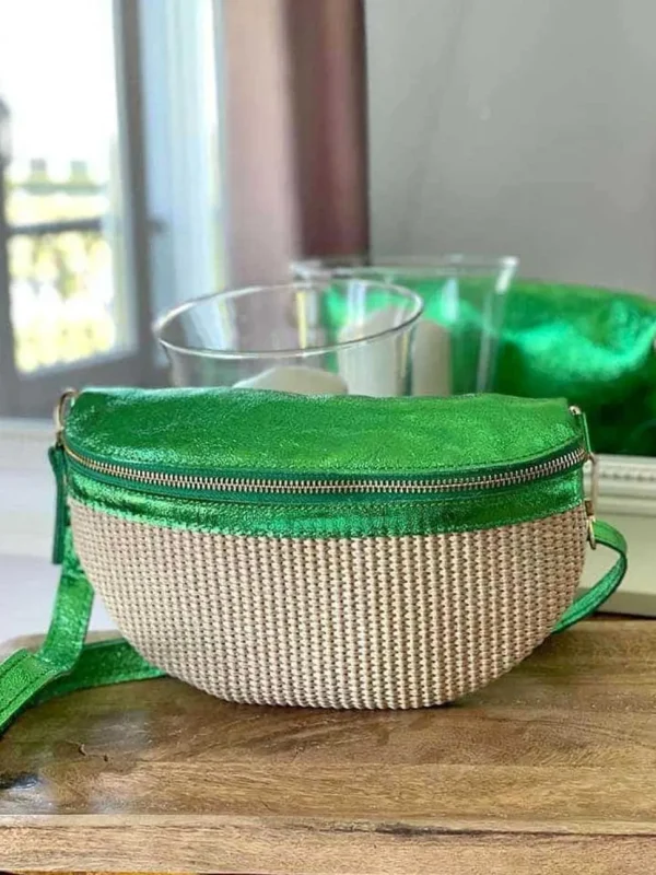 Femmes Saheline Sac Banane Vert Mila
