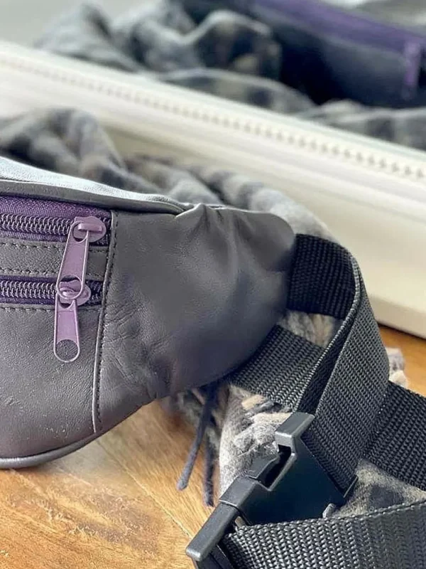 Homme Saheline Sac Banane Violet Blake