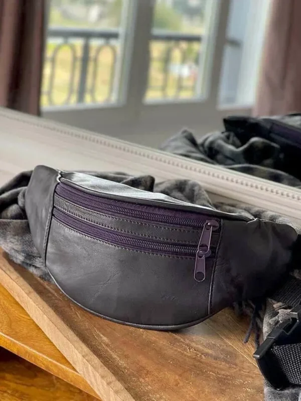 Homme Saheline Sac Banane Violet Blake