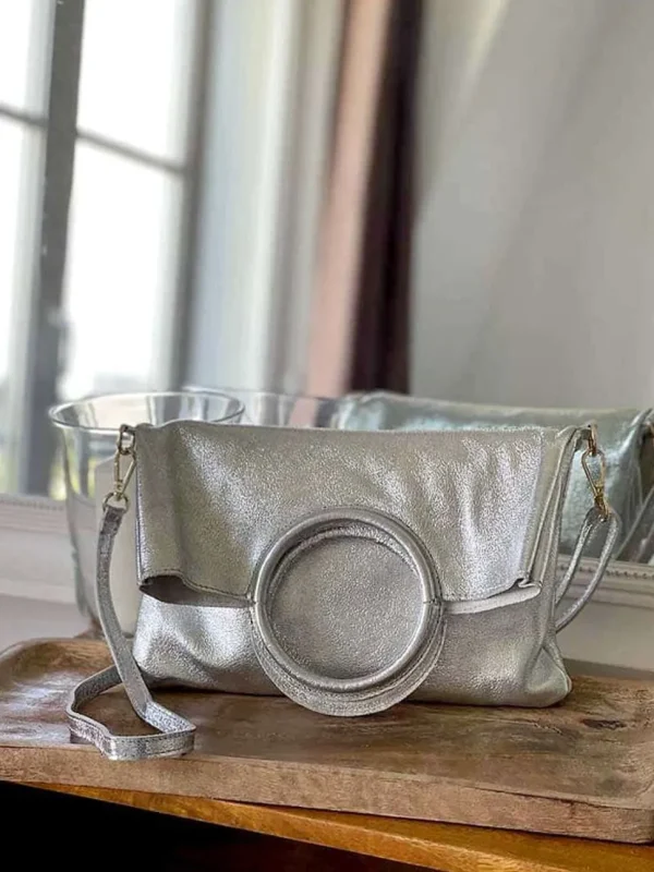 Femmes Saheline Sac Gris Argent Scarlett