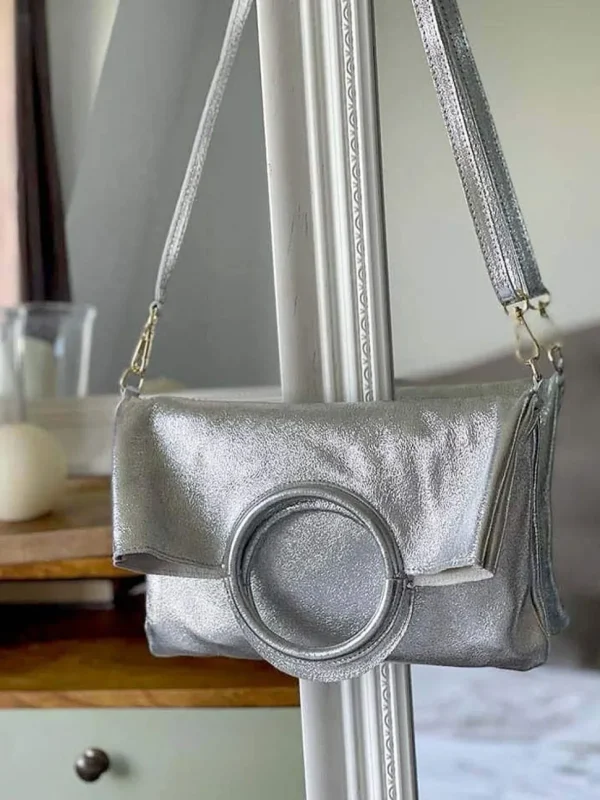 Femmes Saheline Sac Gris Argent Scarlett