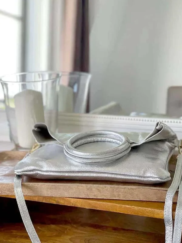 Femmes Saheline Sac Gris Argent Scarlett
