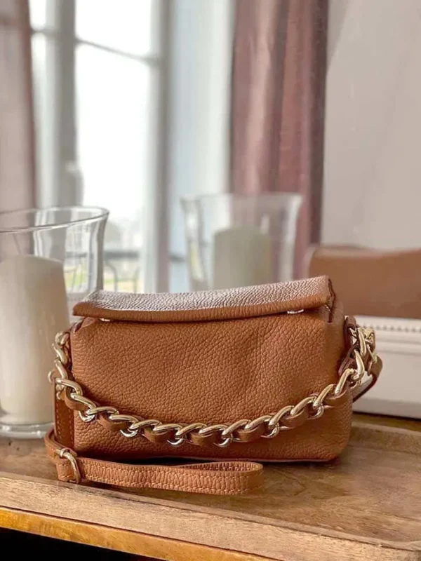 Femmes Saheline Sac Marron Camel Clover