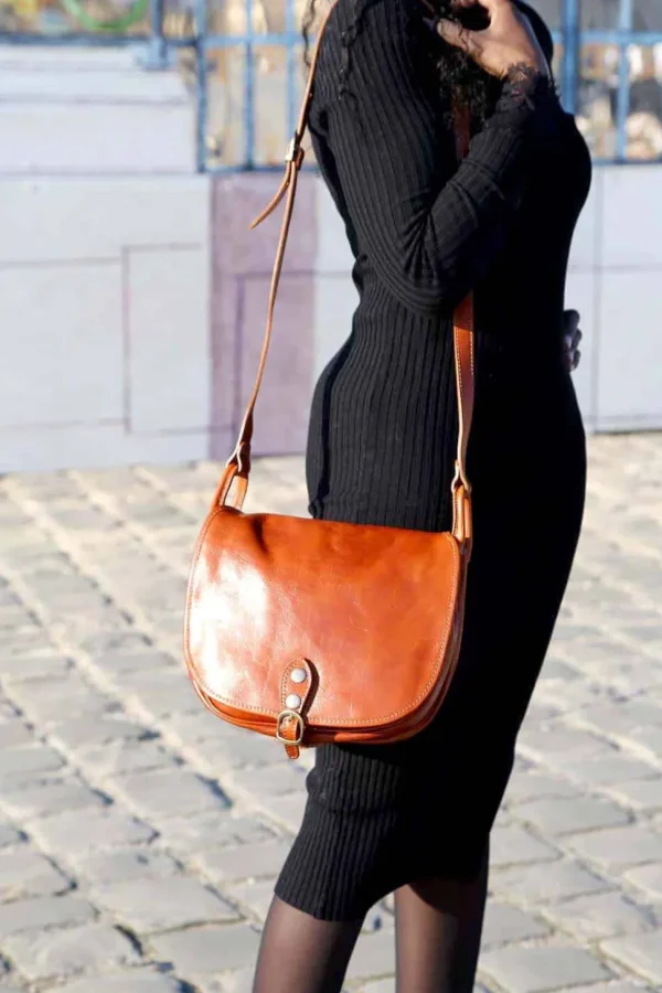Femmes Saheline Sac Marron Camel Stefania