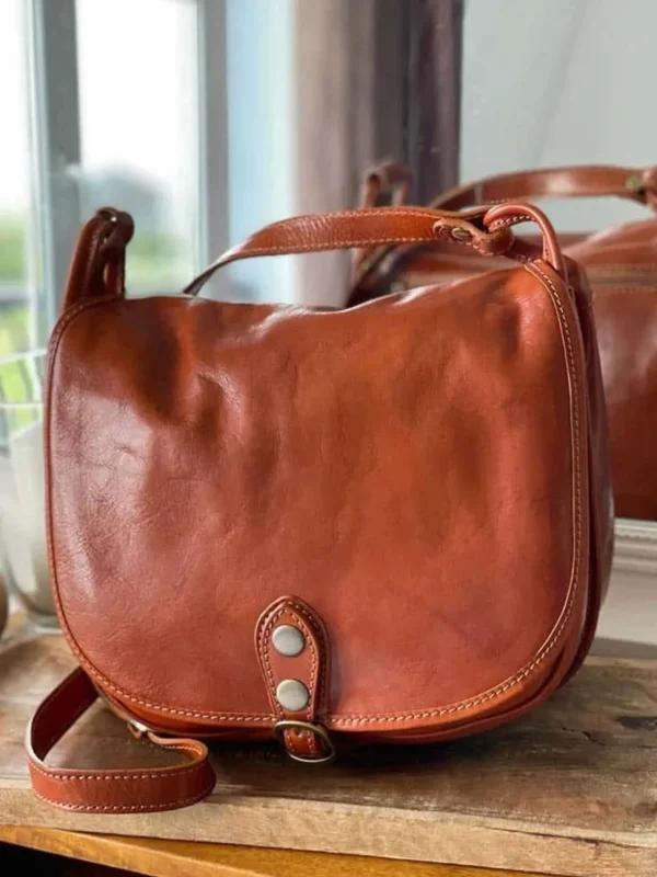 Femmes Saheline Sac Marron Camel Stefania