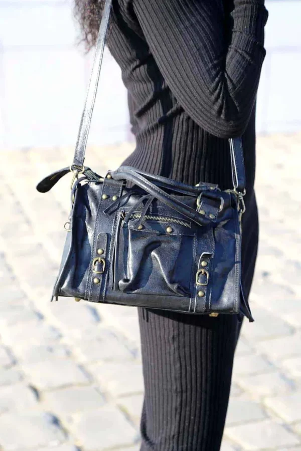 Femmes Saheline Sac Noir Eloane Midi