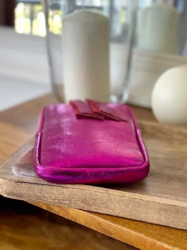 Femmes Saheline Sac Portable En Cuir Rose Kira