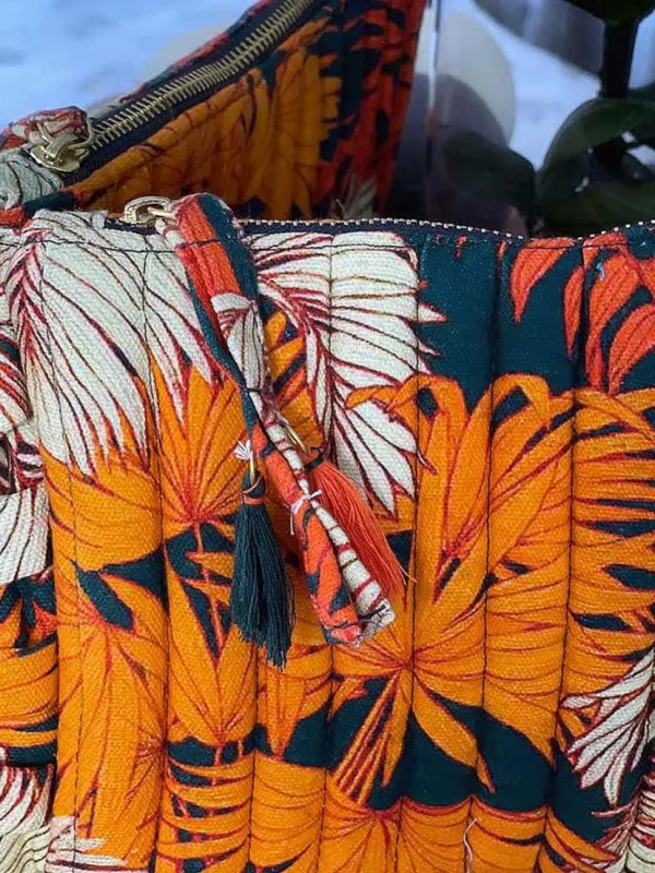 Femmes Saheline Trousse De Toilette Orange Millie