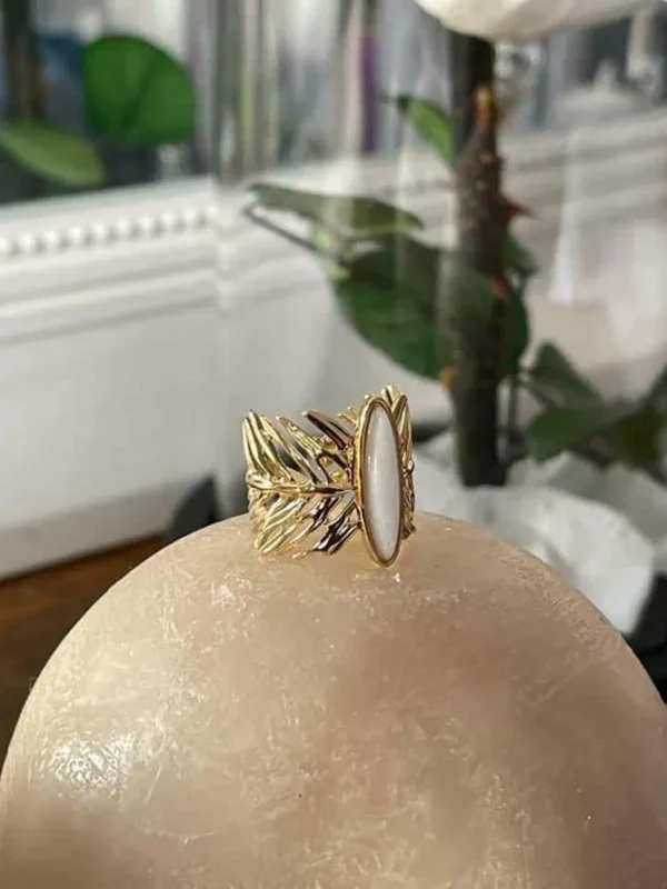 Femmes Saheline Bague Ajustable Blanc Tess