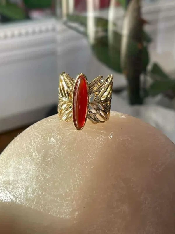Femmes Saheline Bague Ajustable Terracotta Tess