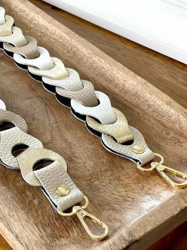 Femmes Saheline Bandoulière Sac À Main Blanc Brandy