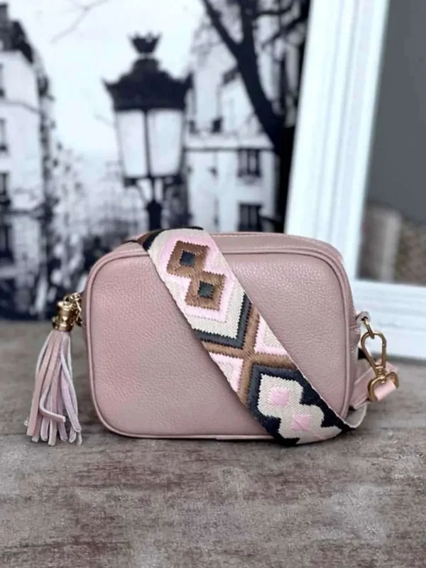 Femmes Saheline Bandoulière Sac À Main Rose Tania