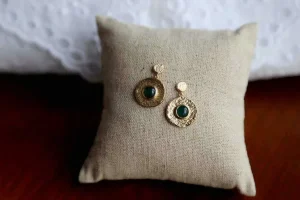 Femmes Saheline Boucles D'Oreille Canelle Rouge