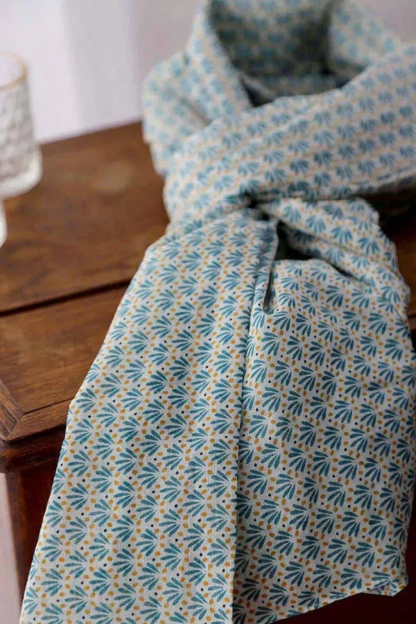 Homme Saheline Foulard Homme Bleu Turquoise Brooklyn