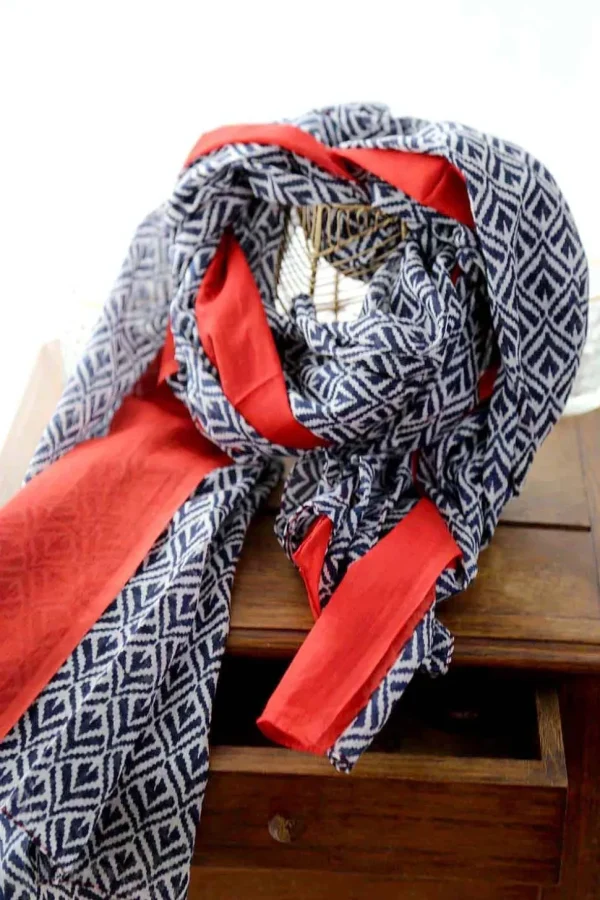 Homme Saheline Foulard Rouge Timothy