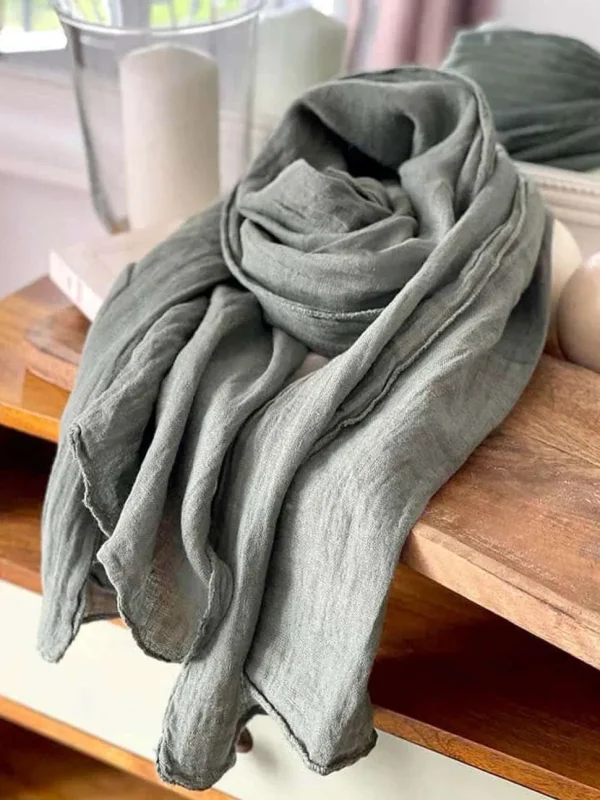 Homme Saheline Foulard Vert Kaki Emery