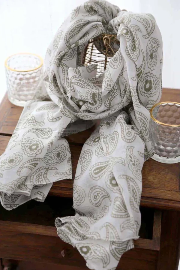 Homme Saheline Foulard Vert Valentin