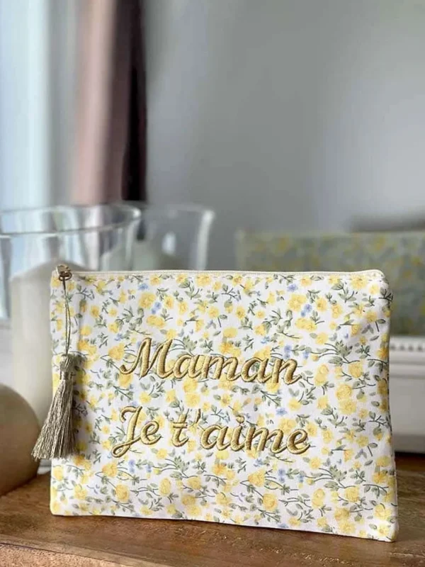 Femmes Saheline Pochette A Message Jaune Taje