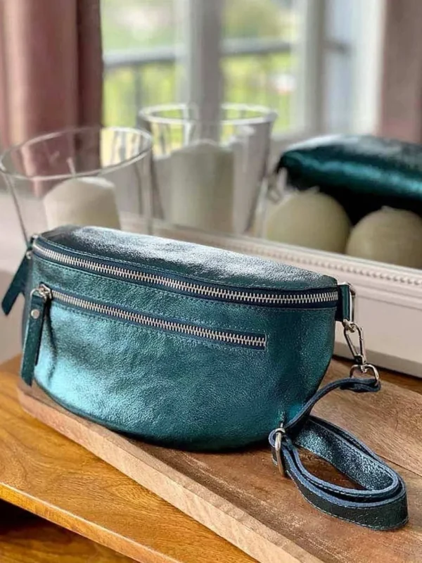 Femmes Saheline Sac Banane Bleu Petrole June